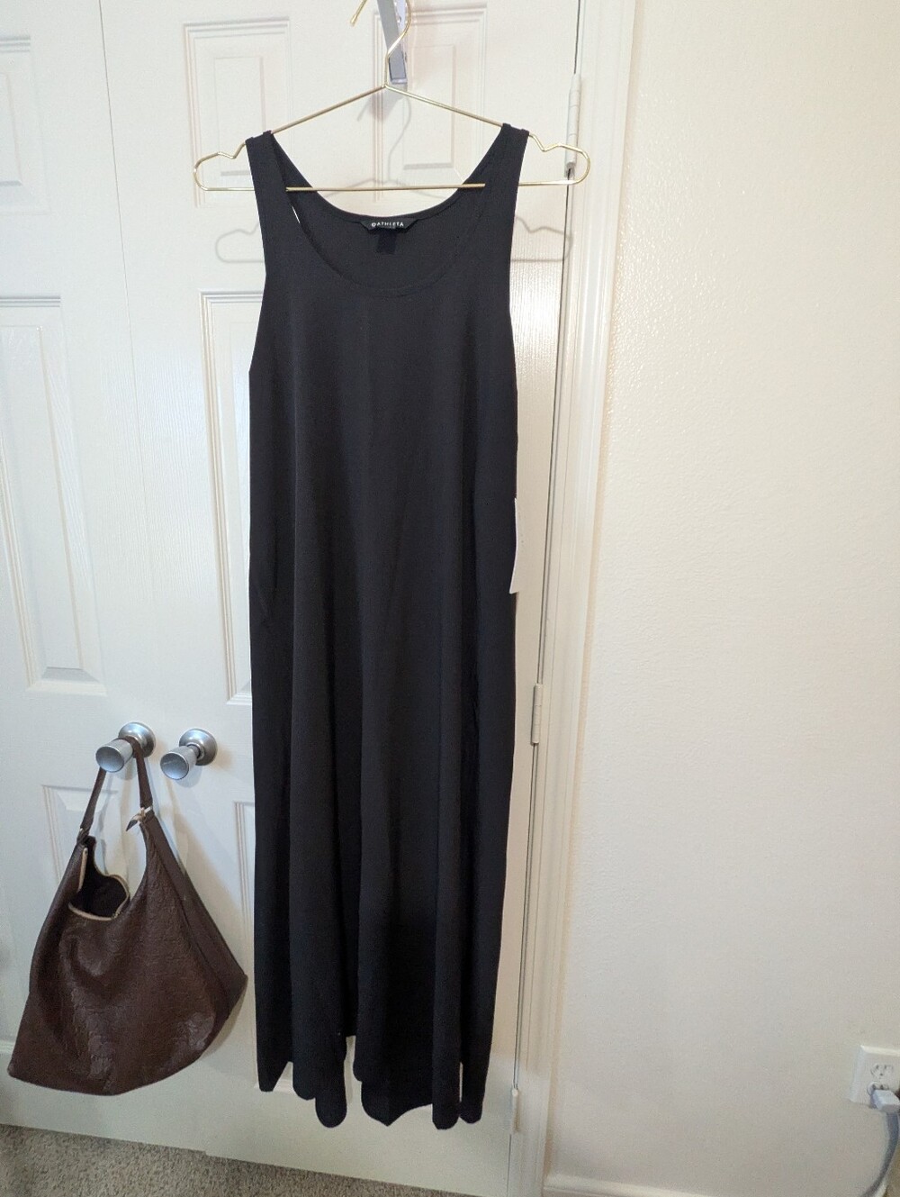 Athleta Presedio Travel Dress Black Nwt Large - Picture 4 of 4